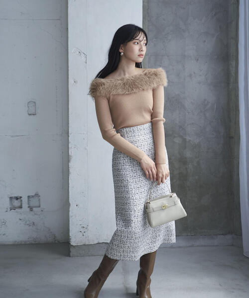 「PROPORTION BODY DRESSING」 ロングスカート X-SMALL ベージュ レディース_画像3