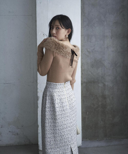 「PROPORTION BODY DRESSING」 ロングスカート X-SMALL ベージュ レディース_画像4
