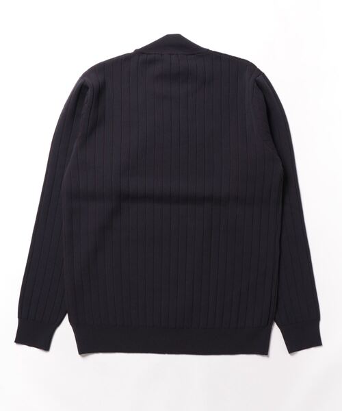 「renoma HOMME」 長袖ニット MEDIUM ブラック メンズ_画像2