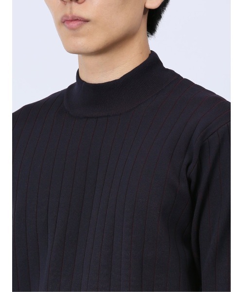 「renoma HOMME」 長袖ニット MEDIUM ブラック メンズ_画像7