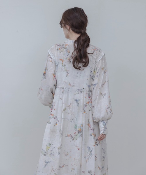 Eimee Law（エイミーロウ） ワンピース バードボタニカルプリント