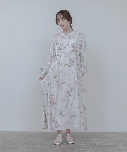 Eimee Law（エイミーロウ） ワンピース バードボタニカルプリント