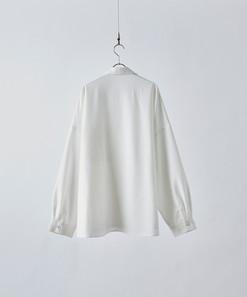 「cussil」 長袖シャツ L ライトブルー メンズ_画像4