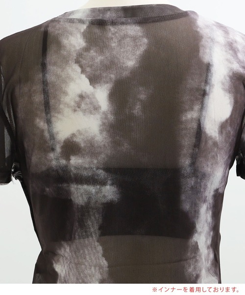 Diable baiser（ディアブルベーゼ） tシャツ Y2K グランジ フリンジ 