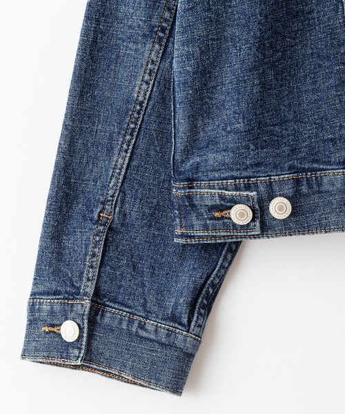 「Blue Standard 」 デニムジャケット MEDIUM ワンウォッシュ メンズ_画像7