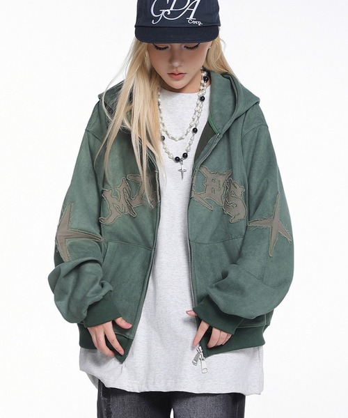 mushwear（マッシュウェア） パーカー ヴィンテージダブルジップ