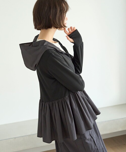 「UNFILO」 ブルゾン SMALL ベージュ レディース_画像9