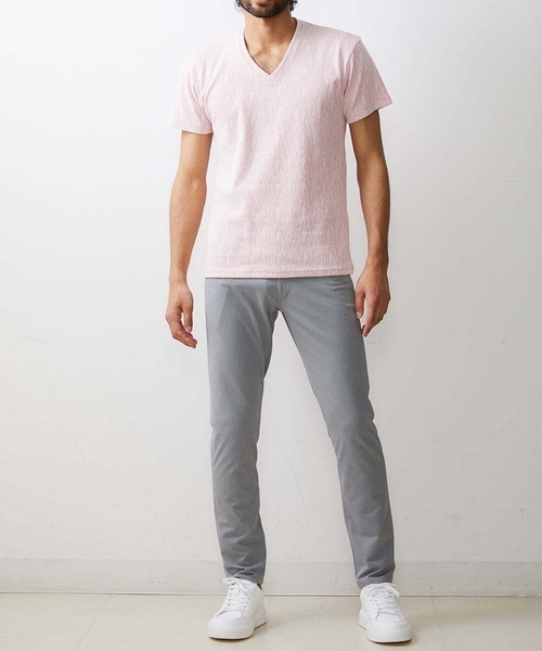 「MK MICHEL KLEIN HOMME 」 半袖Tシャツ 51 ネイビー メンズ_画像2