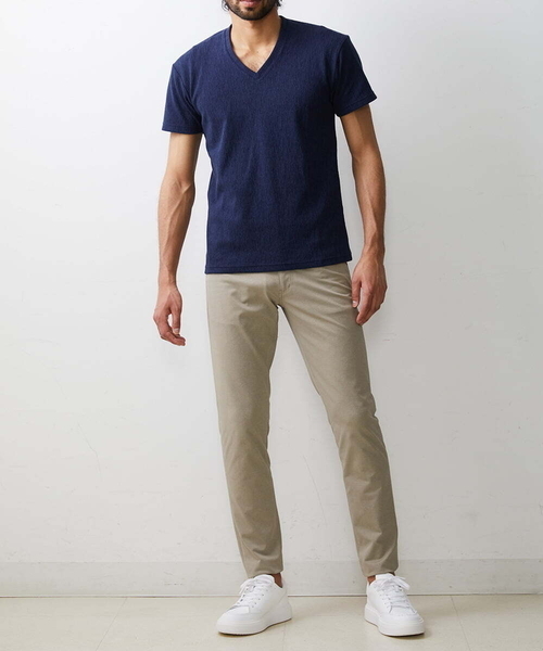 「MK MICHEL KLEIN HOMME 」 半袖Tシャツ 51 ネイビー メンズ_画像4