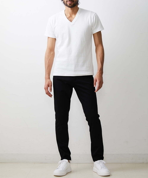 「MK MICHEL KLEIN HOMME 」 半袖Tシャツ 51 ネイビー メンズ_画像7