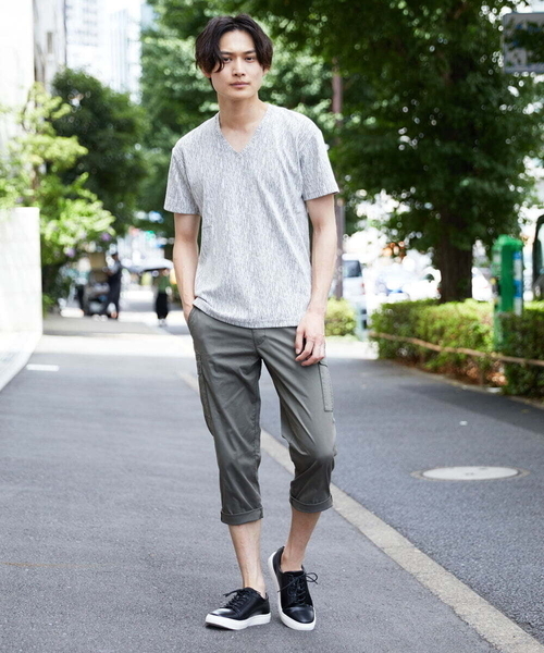 「MK MICHEL KLEIN HOMME 」 半袖Tシャツ 51 ネイビー メンズ_画像8