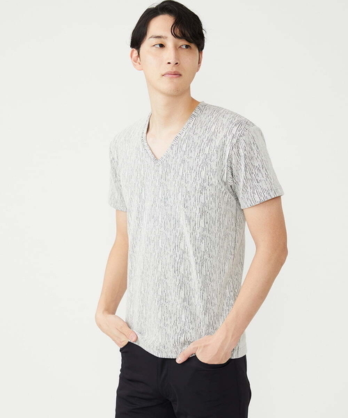 「MK MICHEL KLEIN HOMME 」 半袖Tシャツ 51 ネイビー メンズ_画像9