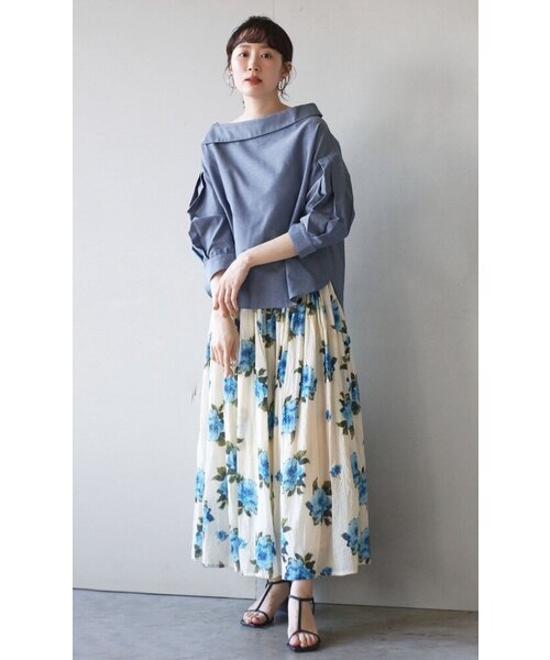 「zootie」 7分袖ブラウス M オフホワイト レディース_画像7