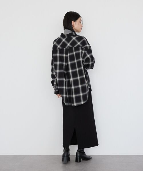 「AMERICAN HOLIC」 長袖シャツ M ブラック レディース_画像7