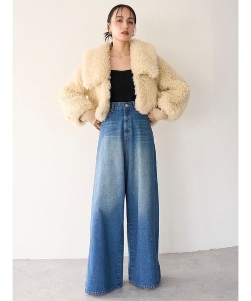 「SNIDEL」 デニムパンツ 00 ブルー レディース | SNIDEL | 12