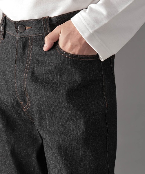 「LURAKU」 デニムパンツ MEDIUM ネイビー メンズ_画像9