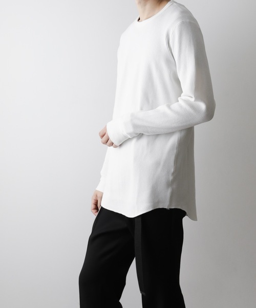 「LOUNGE LIZARD」 長袖Tシャツ 1 ホワイト メンズ_画像7