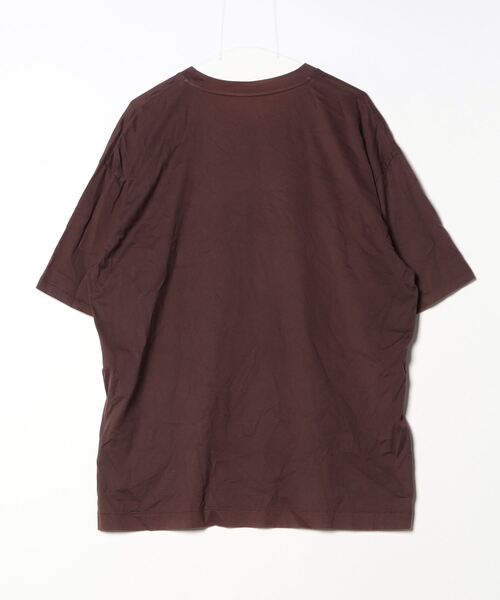「ATON」 半袖Tシャツ 06 ブラウン レディース_画像2