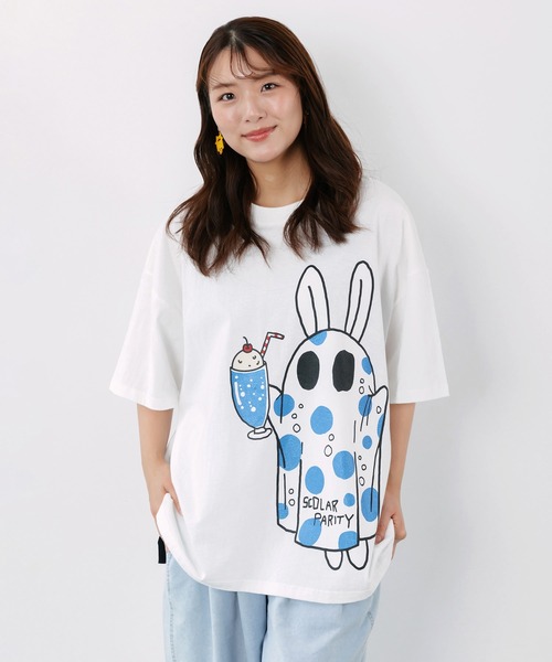 ScoLar Parity（スカラーパリティ） tシャツ 半袖 362124：クリーム