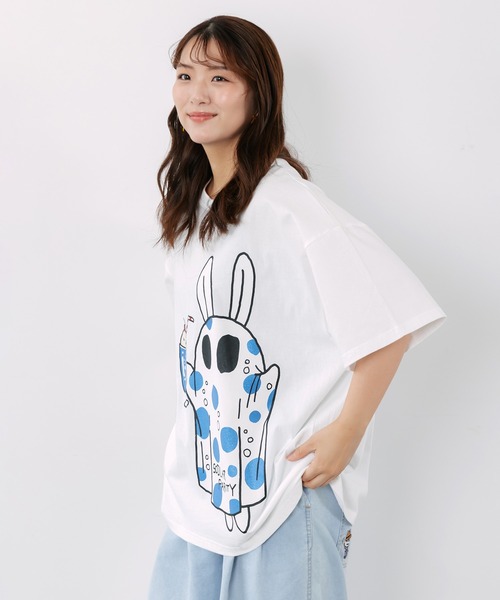 WRAP-SAK by BARRY パイル地 総柄 半袖 T 70s サイケ Sacai(サカイ