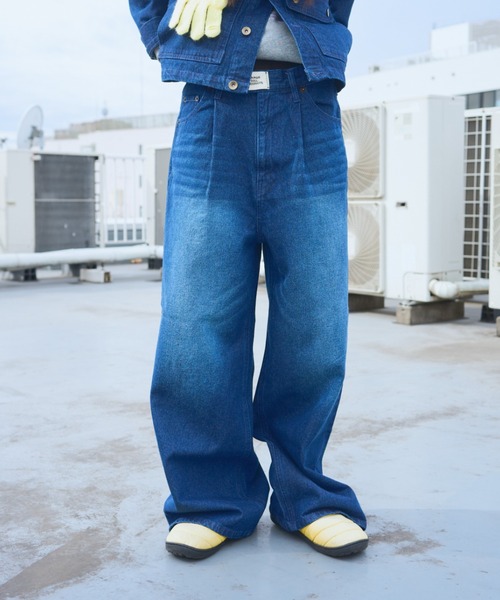 common gull products. デニムパンツ MEDIUM インディゴブルー