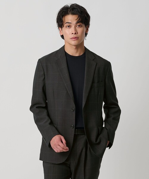 「A DAY IN THE LIFE UNITED ARROWS」 テーラードジャケット X-LARGE ダークグレー メンズ_画像2