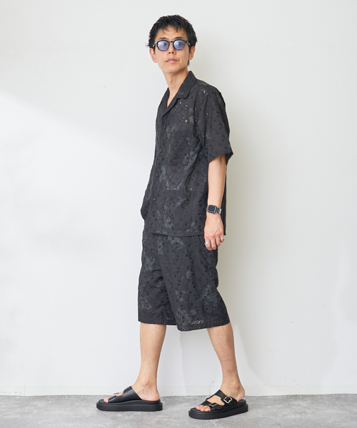 B.C STOCK（ベーセーストック） ハーフパンツ パンツ 短パン アロハ