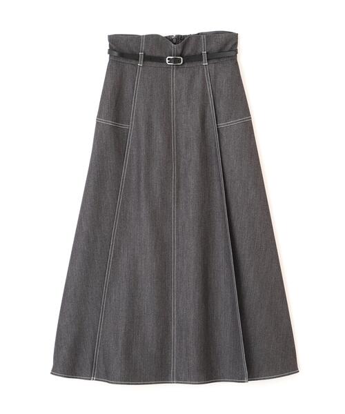 「JILL by JILL STUART」 フレアスカート SMALL グレー レディース_画像9