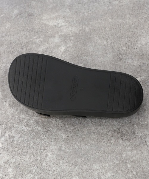 「CAMINANDO」 フラットサンダル 36 ブラック レディース_画像9