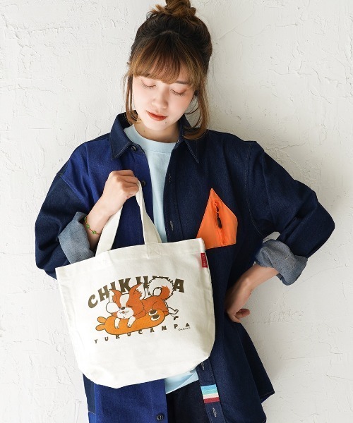 「THE BAREFOOT」 「ROOTOTE」ハンドバッグ「ゆるキャンコラボ」 FREE ホワイト メンズ_画像2