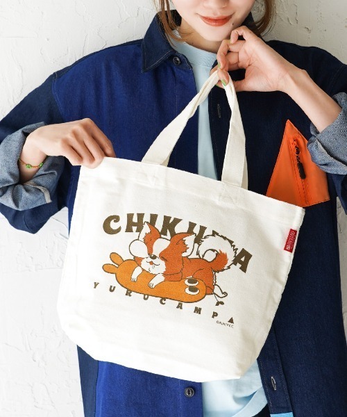 「THE BAREFOOT」 「ROOTOTE」ハンドバッグ「ゆるキャンコラボ」 FREE ホワイト メンズ_画像3