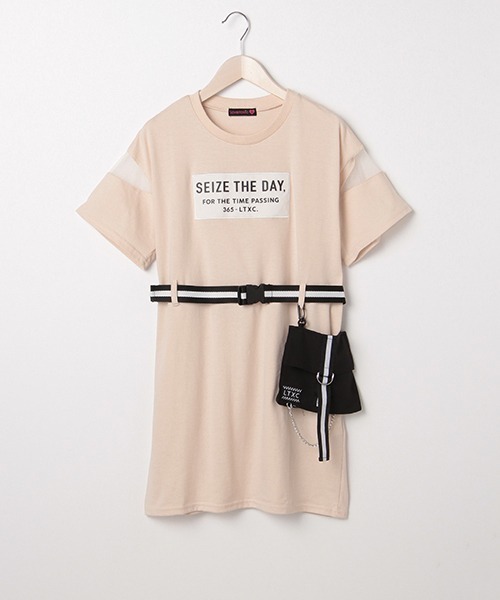 ワンピース 移動ポケット ベルトつき袖チュールワンピース Zozotown Paypayモール店 通販 Paypayモール