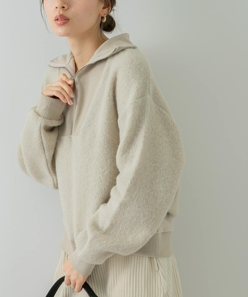 定番セール ニット - 通販 - PayPayモール ハーフジップシャギープルオーバー ZOZOTOWN PayPayモール店 好評最新作