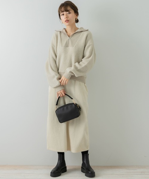 定番セール ニット - 通販 - PayPayモール ハーフジップシャギープルオーバー ZOZOTOWN PayPayモール店 好評最新作