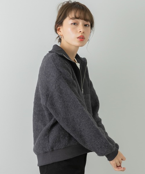 定番セール ニット - 通販 - PayPayモール ハーフジップシャギープルオーバー ZOZOTOWN PayPayモール店 好評最新作