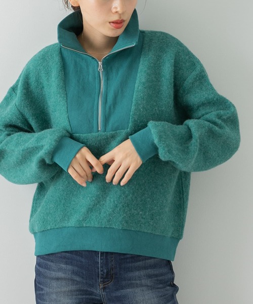 定番セール ニット - 通販 - PayPayモール ハーフジップシャギープルオーバー ZOZOTOWN PayPayモール店 好評最新作