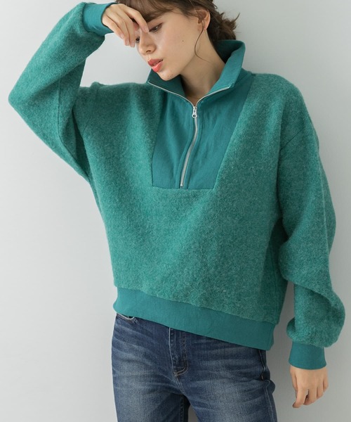 定番セール ニット - 通販 - PayPayモール ハーフジップシャギープルオーバー ZOZOTOWN PayPayモール店 好評最新作