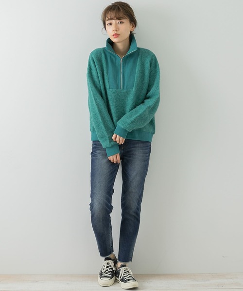 定番セール ニット - 通販 - PayPayモール ハーフジップシャギープルオーバー ZOZOTOWN PayPayモール店 好評最新作
