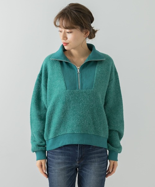 定番セール ニット - 通販 - PayPayモール ハーフジップシャギープルオーバー ZOZOTOWN PayPayモール店 好評最新作