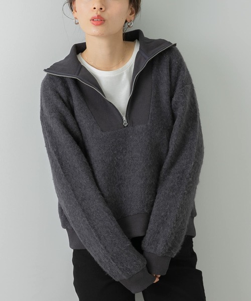 定番セール ニット - 通販 - PayPayモール ハーフジップシャギープルオーバー ZOZOTOWN PayPayモール店 好評最新作