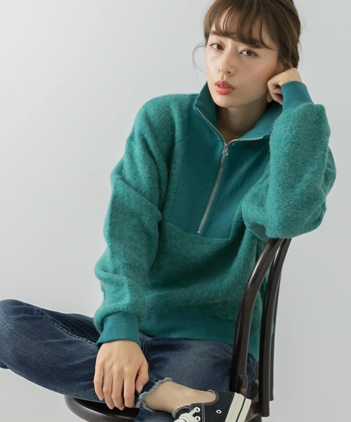 定番セール ニット - 通販 - PayPayモール ハーフジップシャギープルオーバー ZOZOTOWN PayPayモール店 好評最新作