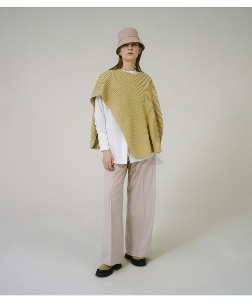 ニット セーター 「PLUS」2WAY BOLERO KNIT PO/2WAYボレロニットプルオーバー レディース