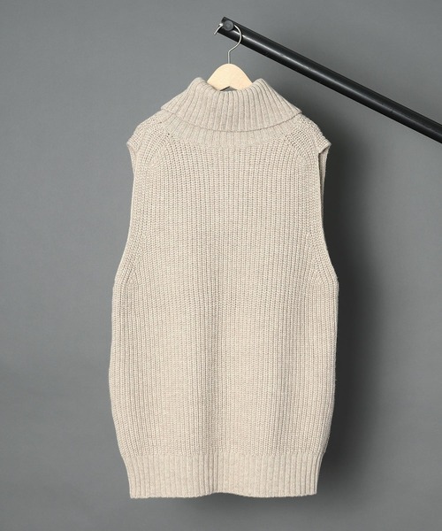 ベスト 【 ADAWAS / アダワス 】 CARDIGAN STITCH VEST