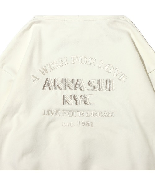 パーカー ANNA SUI NYC バック3D シシュウフーディ レディース パーカー ANNA SUI NYC バック3D シシュウフーディ レディース