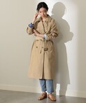 トレンチコート コート ライト トレンチコート...の詳細画像5