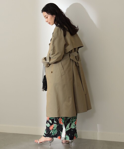 Demi-Luxe BEAMS トレンチコート コート ライト レディース