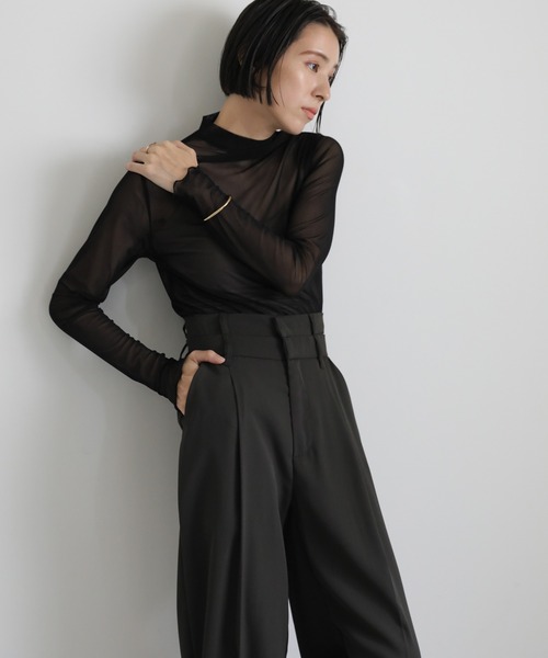 tシャツ シースルースキントップス レディース | select MOCA | 23