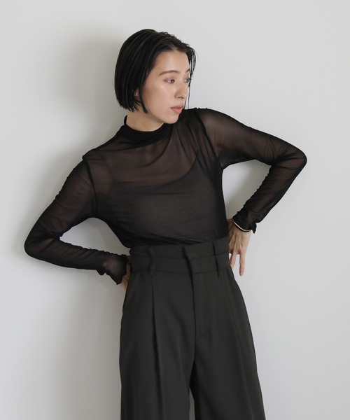 tシャツ シースルースキントップス レディース | select MOCA | 24