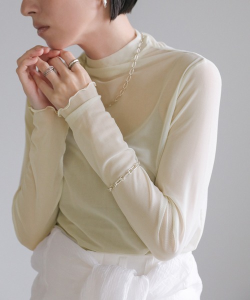 tシャツ シースルースキントップス レディース | select MOCA | 12
