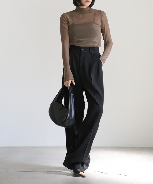 tシャツ シースルースキントップス レディース | select MOCA | 09
